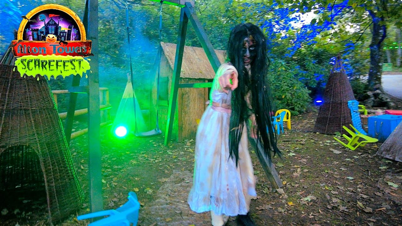 [4k] BRAND NEW Scare Attraction DARK HOLLOW Alton Towers Scarefest 2025