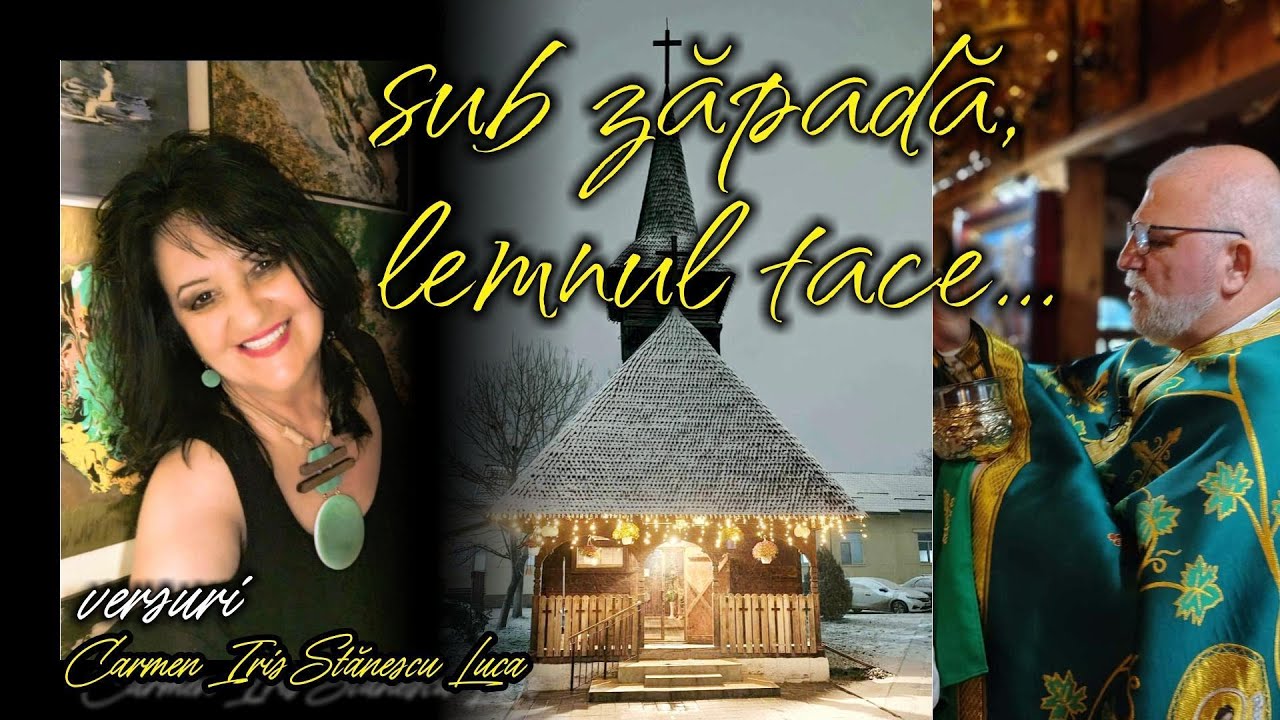 „Sub zapada, lemnul tace...” • versuri Carmen Iris Stanescu Luca • ®
