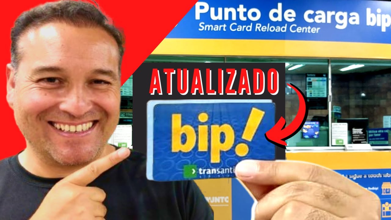 TARJETA BIP em Santiago do Chile, quanto custa? 🚇 como funciona?,  recarga com cartão?