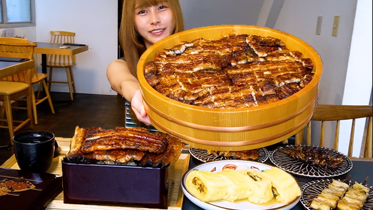 【大食い】デカ盛りひつまぶしとうな重マウンテン