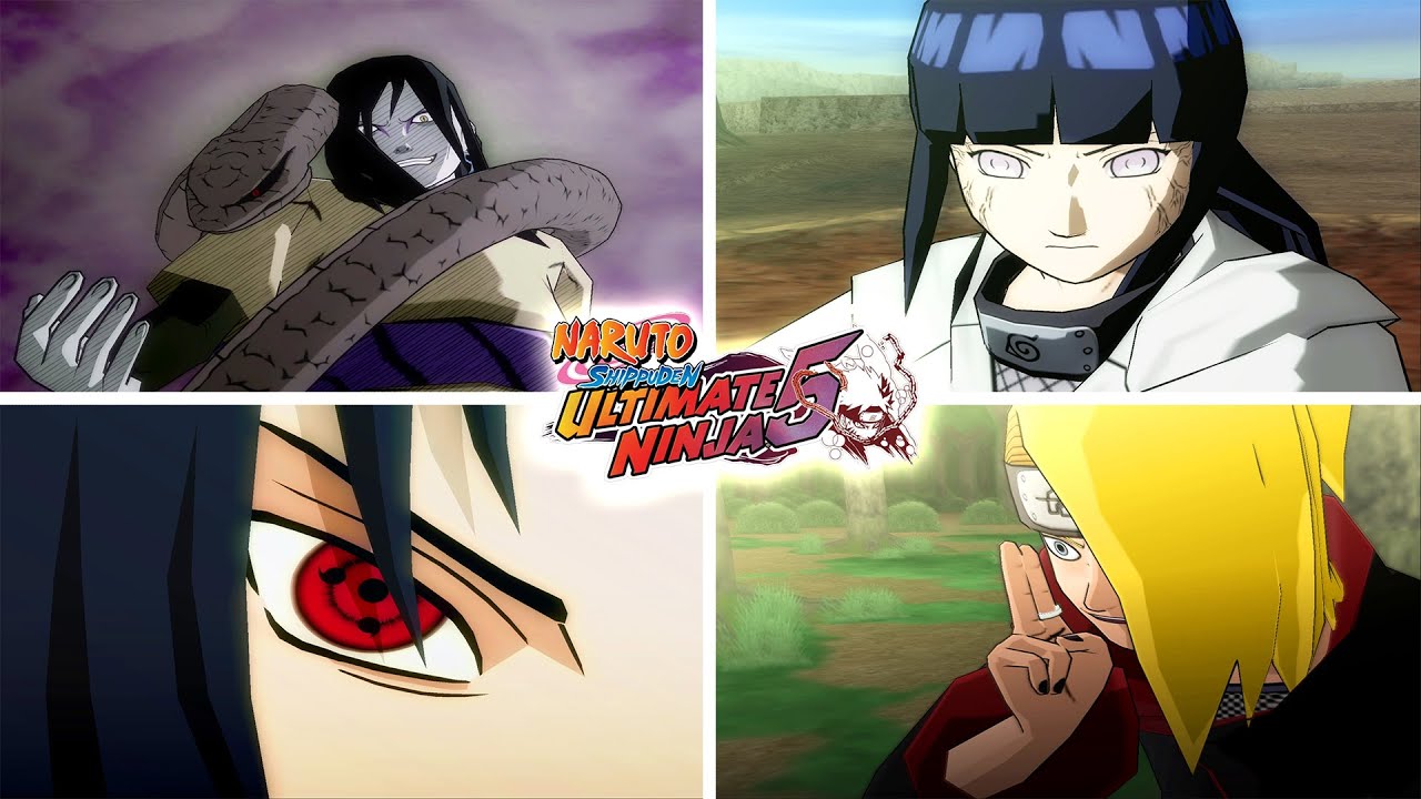 Naruto Shippuden: Ultimate Ninja 5 - All Ultimate / All Characters (Ultimates Jutsu)