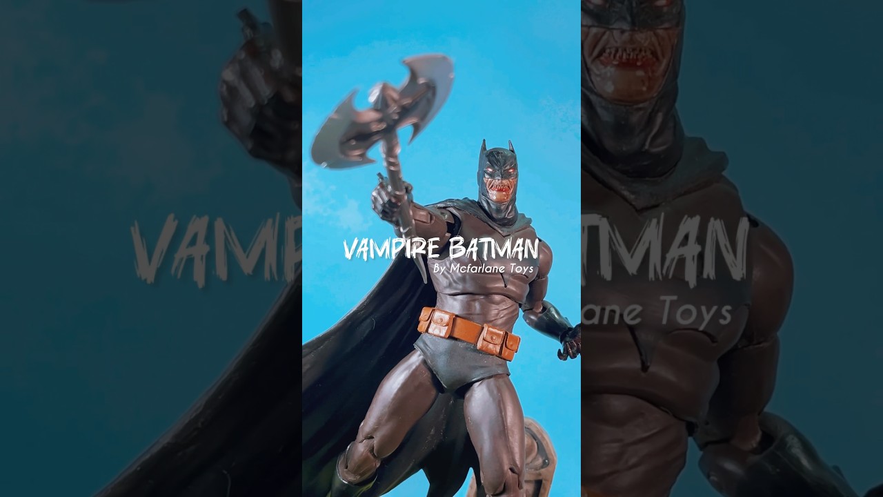 How i clean my figure collection - vampire batman 