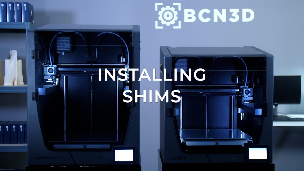 Installing Shims - BCN3D Epsilon Series