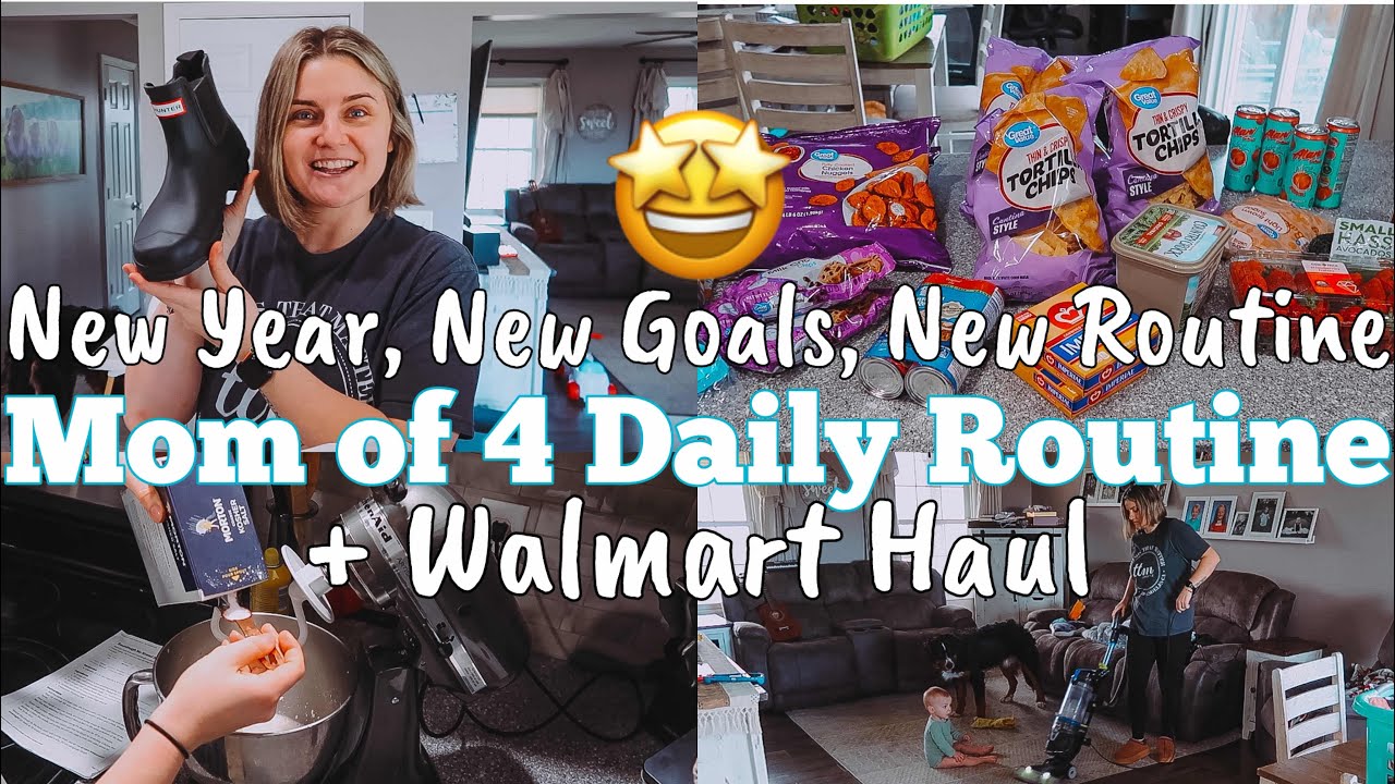 MOM OF 4 DAILY WINTER BREAK ROUTINE - *CHATTY* DITL | NEW YEAR NEW GOALS | LIFE UPDATES | MEGA MOM