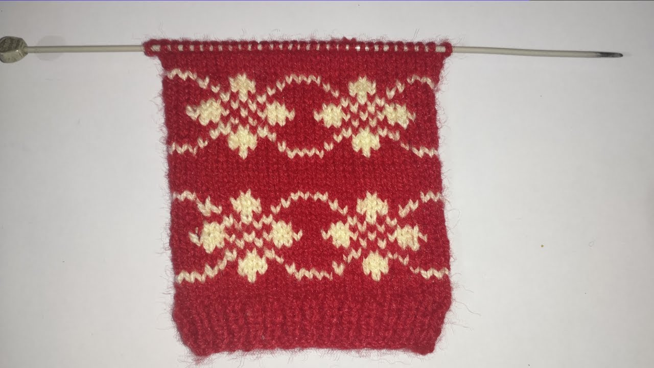Easy New beautiful flower design for Sweater / Easy knitting pattern #5 || 2020 new design