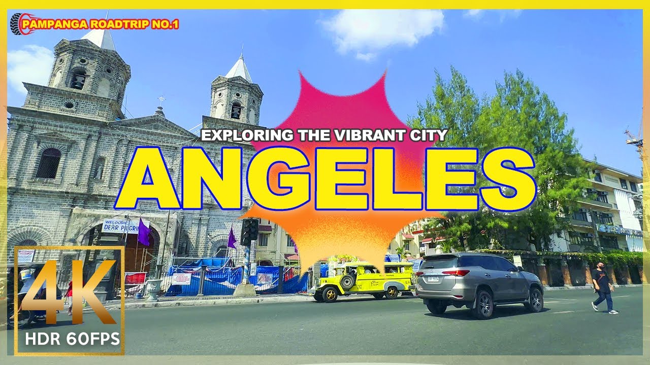 ANGELES CITY Pampanga Road Trip No. 1 | The City of Angels | Philippines | 4K Driving Tour