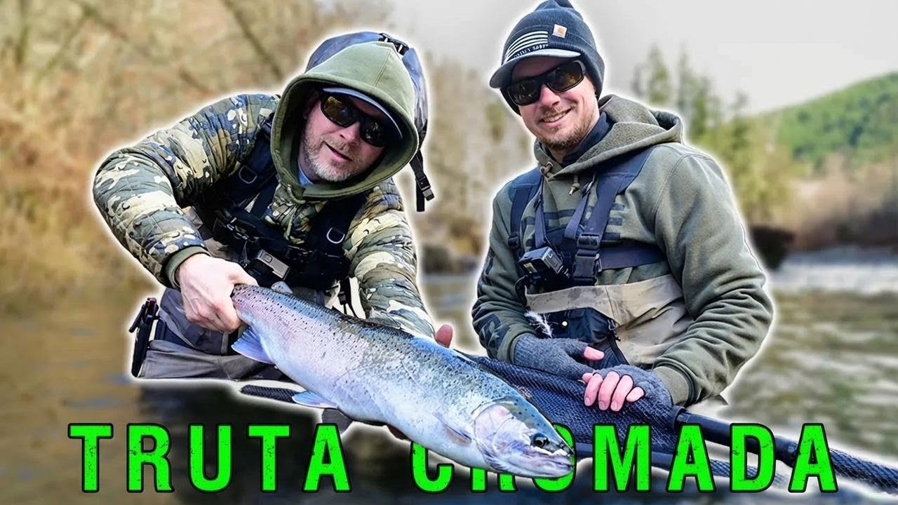 Pescando Steelhead Selvagem na Margem do Rio – Valeu Muito a Pena!
