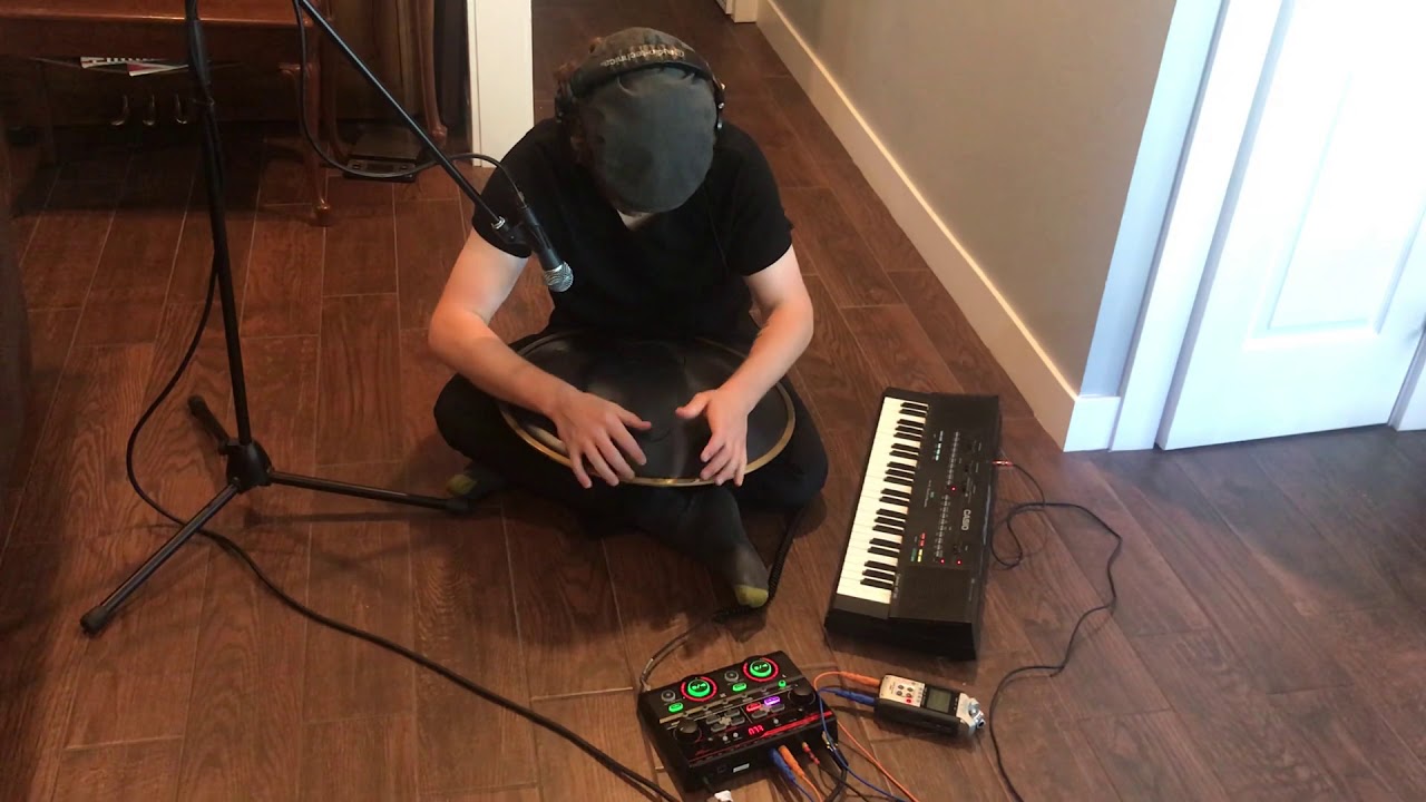 Uplift Your Soul. Tongue Drum Live Looper Improv Song. RC-202 and RAV VAST