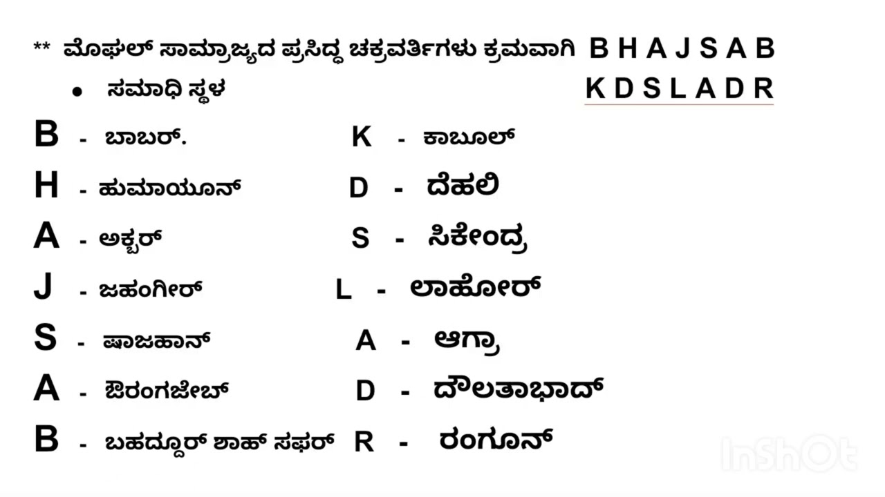 GK Simple tricks in kannada,KAS,FDA,SDA,PSI,PC