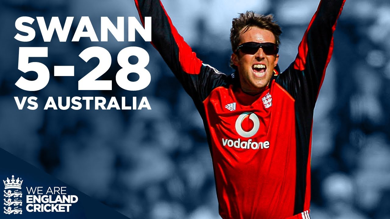 Relentless Graeme Swann Takes 5-28! | England v Australia Throwback! | England Cricket