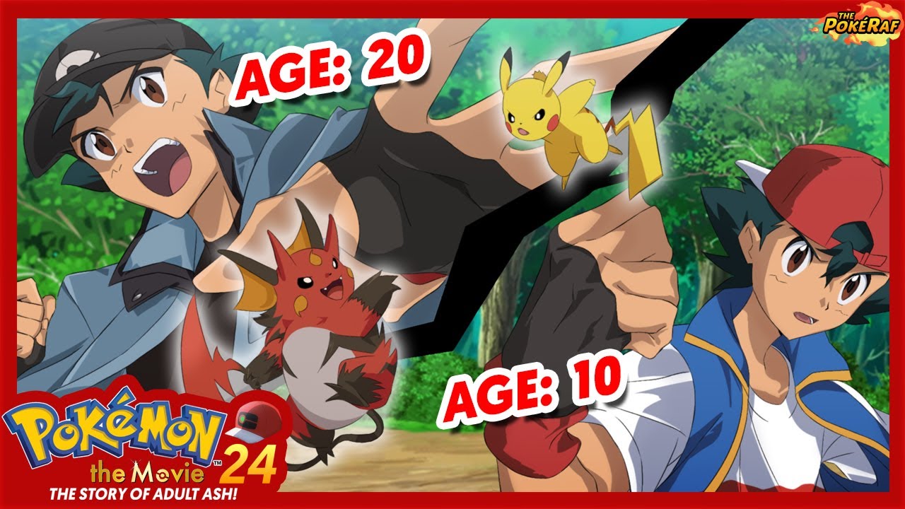 ADULT ASH FINALLY REVEALED in the Pokémon Anime?! Ash Ketchum GROWS UP?!
