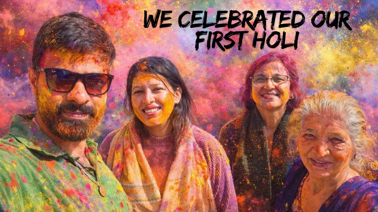 We Celebrated Our First Holi Together | Family Holi Celebration Vlog 2026