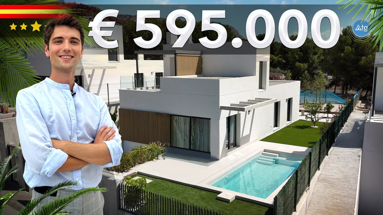 Finestrat Villa Tour: Spacious 3-Bedroom Home with Modern Amenities