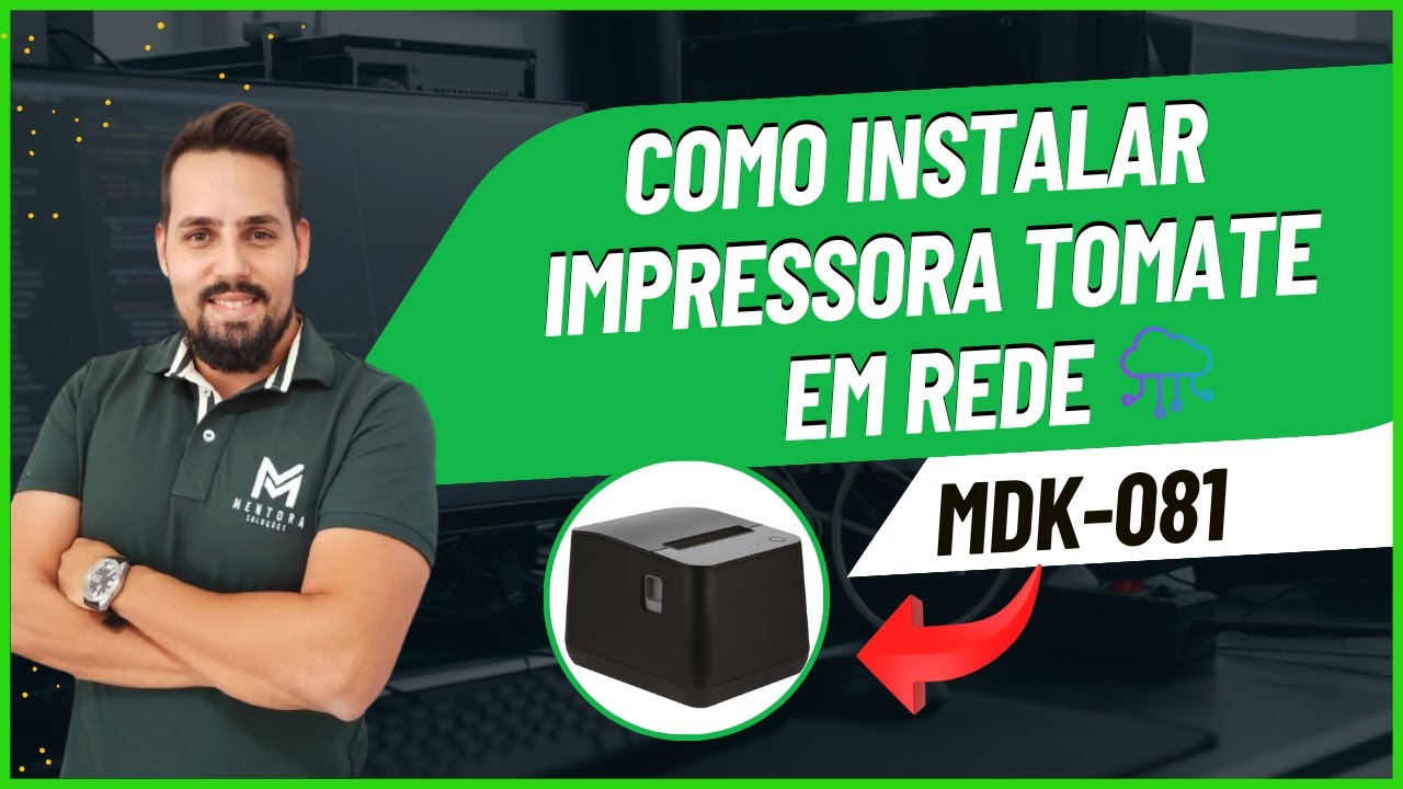 COMO INSTALAR IMPRESSORA MDK-081 EM REDE