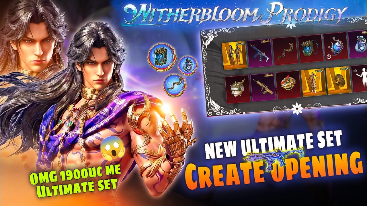 🔴 OMG! 😱 1900 UC LUCK? Witherbloom Prodigy Ultimate Set Crate Opening!