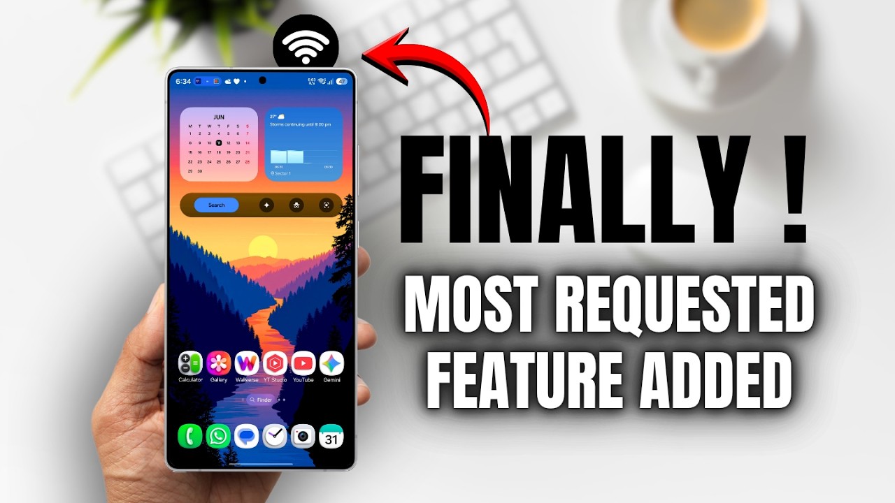 FINALLY ! Samsung Adds Network SPEED Indicator on Galaxy Phones ! 