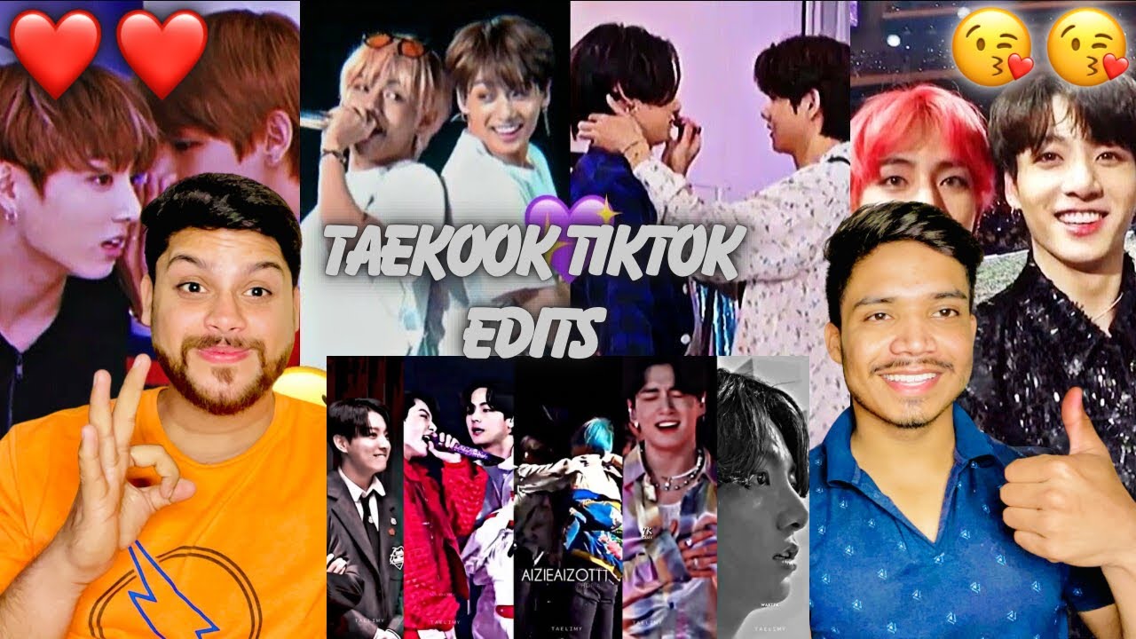 TAEKOOK TIKTOK COMPILATION 🔥❤️ Reaction By 🇵🇰 and 🇮🇳 | Kim Teahyungs | Jungkook | Zain Raja