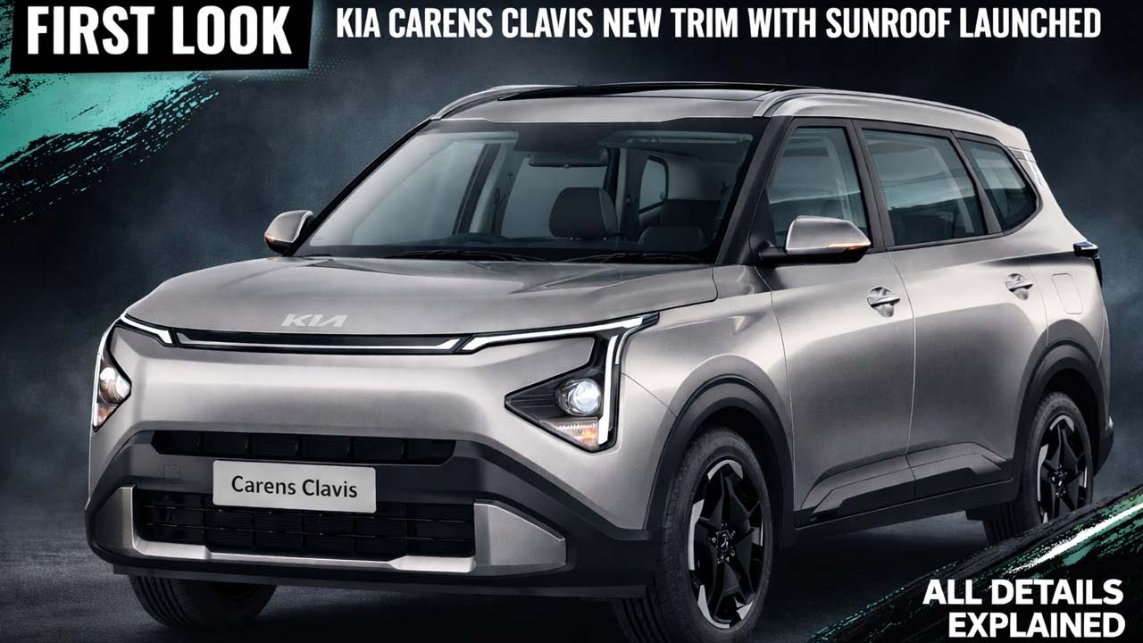 New Kia Carens Clavis HTE (EX) Trim Launched - Price From 12.55 Lakh - Explained All Spec, Features