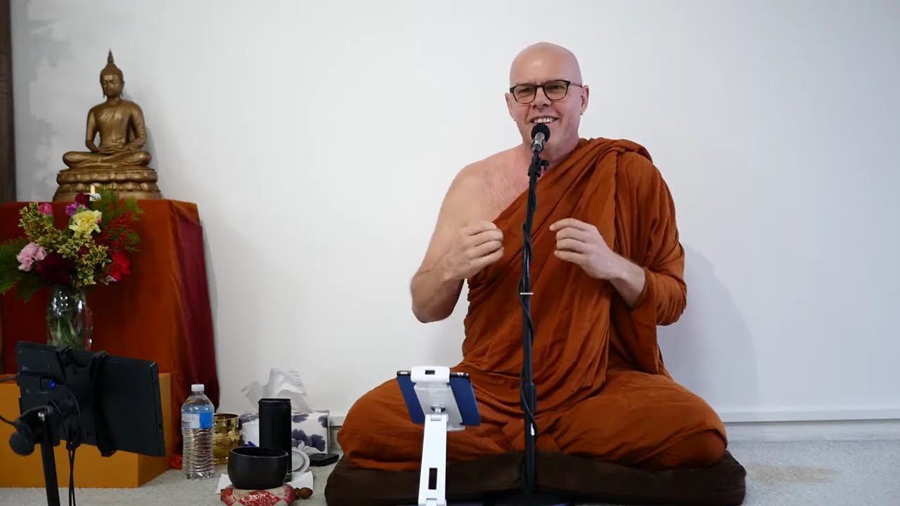 LIVE Dhamma talk - Upekkha (Equanimity) | Ajahn Sādaro | 27 JUL 2025