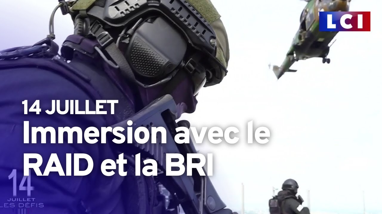 Défilé du 14-Juillet : François-Xavier Ménage assiste à un exercice du RAID et de la BRI