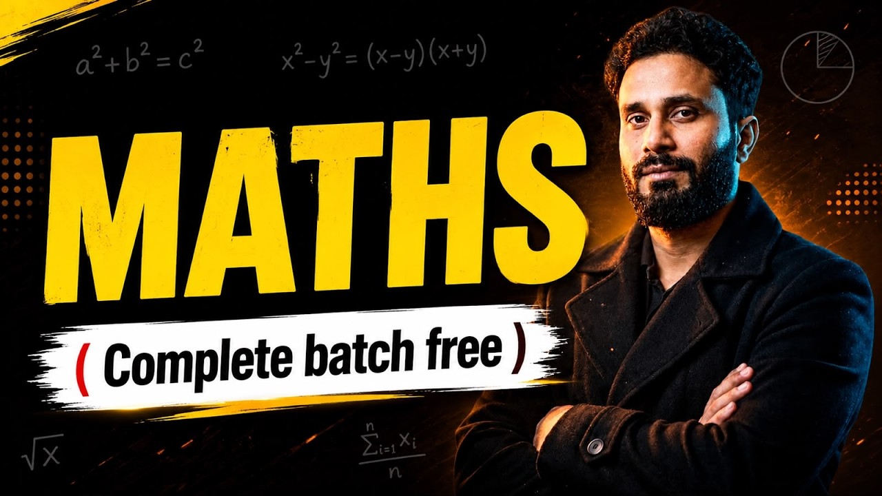 SSC Maths Complete Syllabus | One Batch में सब कुछ | Free Foundation 2026 | By Pushpendra Sir