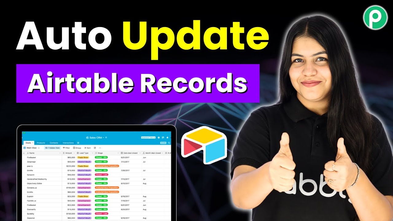 Как автоматически добавить информацию в Airtable