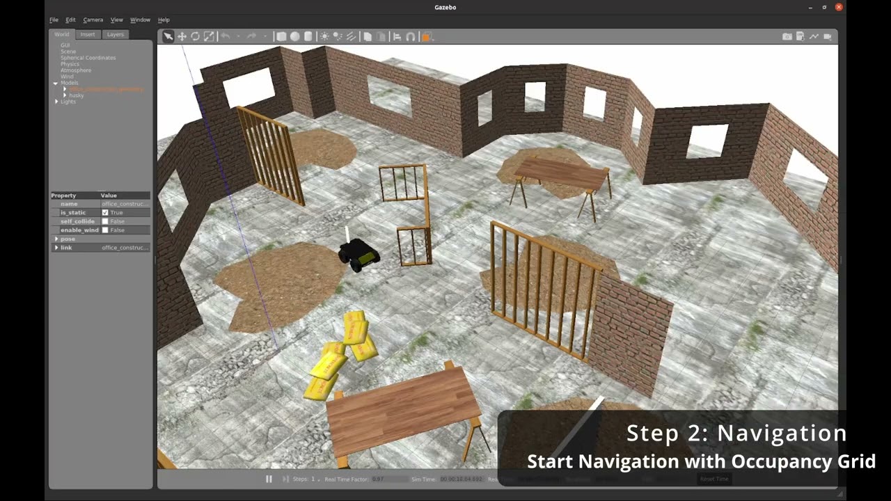ORB-SLAM3 Autonomous Navigation Using ROS