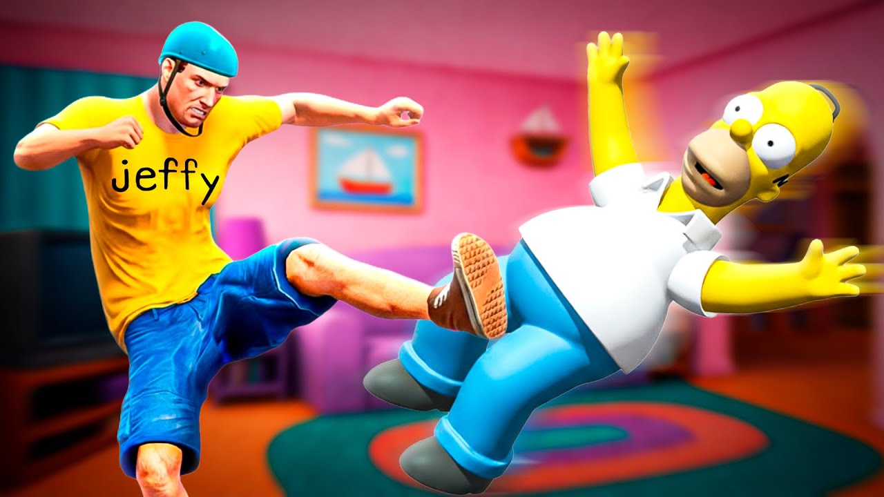 Jeffy Meets Homer Simpson In GTA 5!