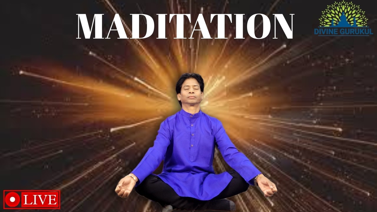 🔴 Meditation for beginners ध्यान कैसे करें? | DIVINE GURUKUL  12 FEBRUARY #shots #meditation