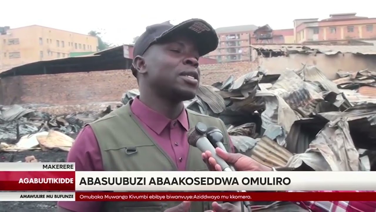 Aba FUTA badduukiridde abasuubuzi abafiiriddwa emmaali yabwe mu mu muliro