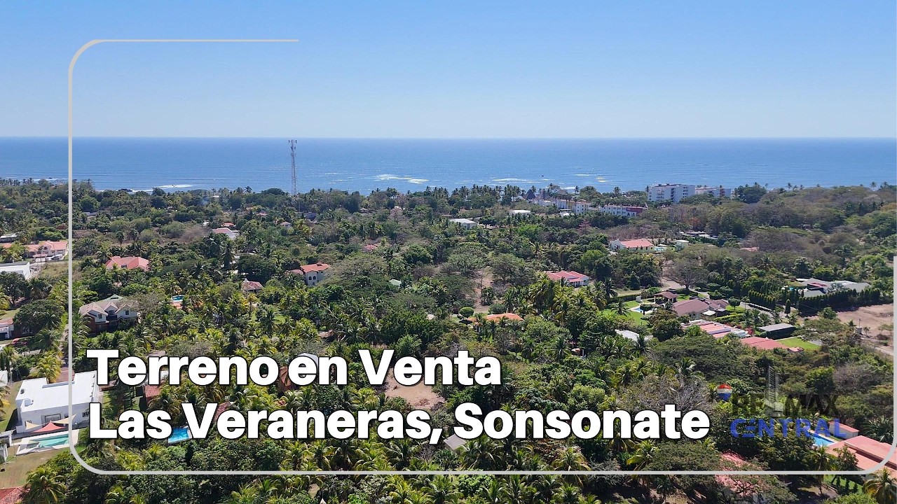 TERRENO EN VENTA EN COMPLEJO PRIVADO LAS VERANERAS EN ACAJUTLA, SONSONATE, EL SALVADOR