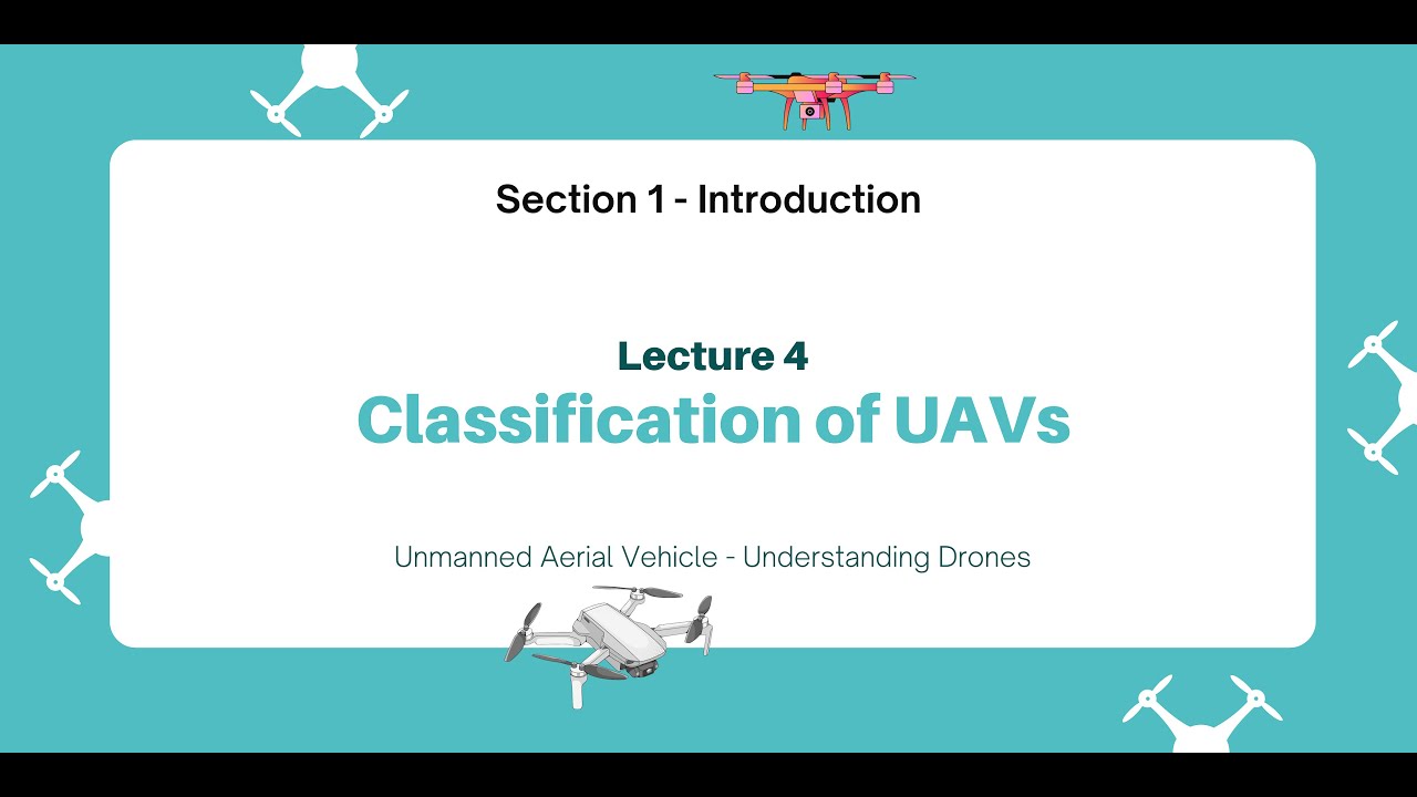 Lecture 4 | Classification of UAVs | UAV - Understanding Drones