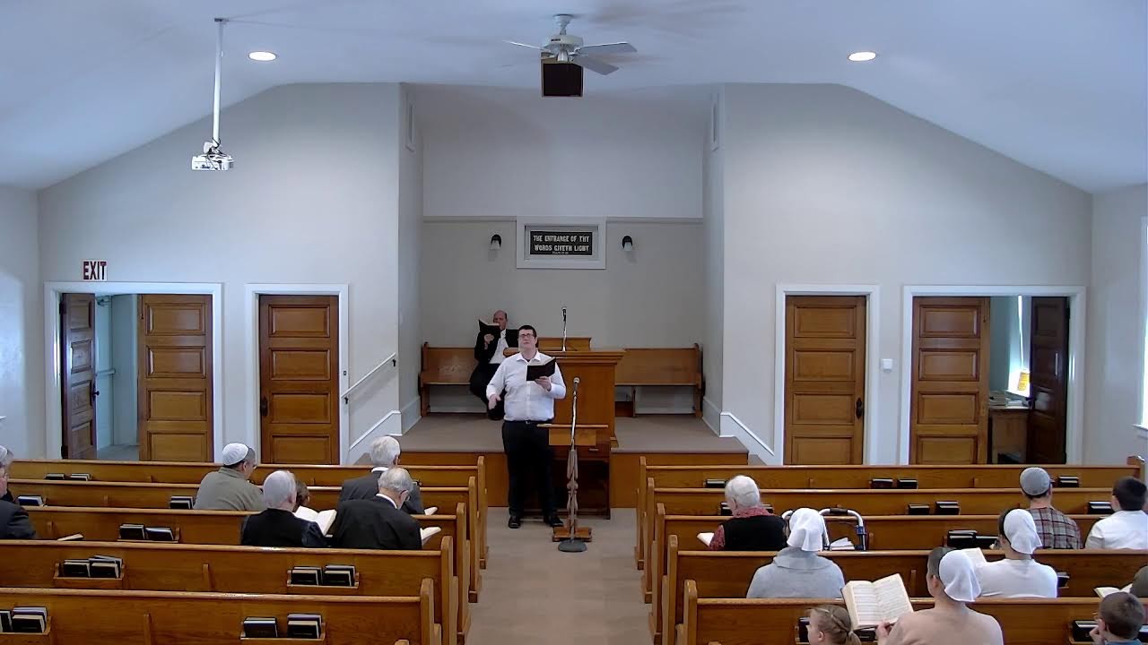 Rawlinsville Mennonite Church Sunday Morning Service -Nolan Martin