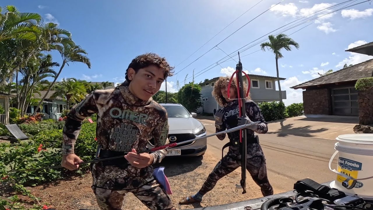 Yep Another Diving Video - First Uku & Knifejaw! Hawaii Spearfishing