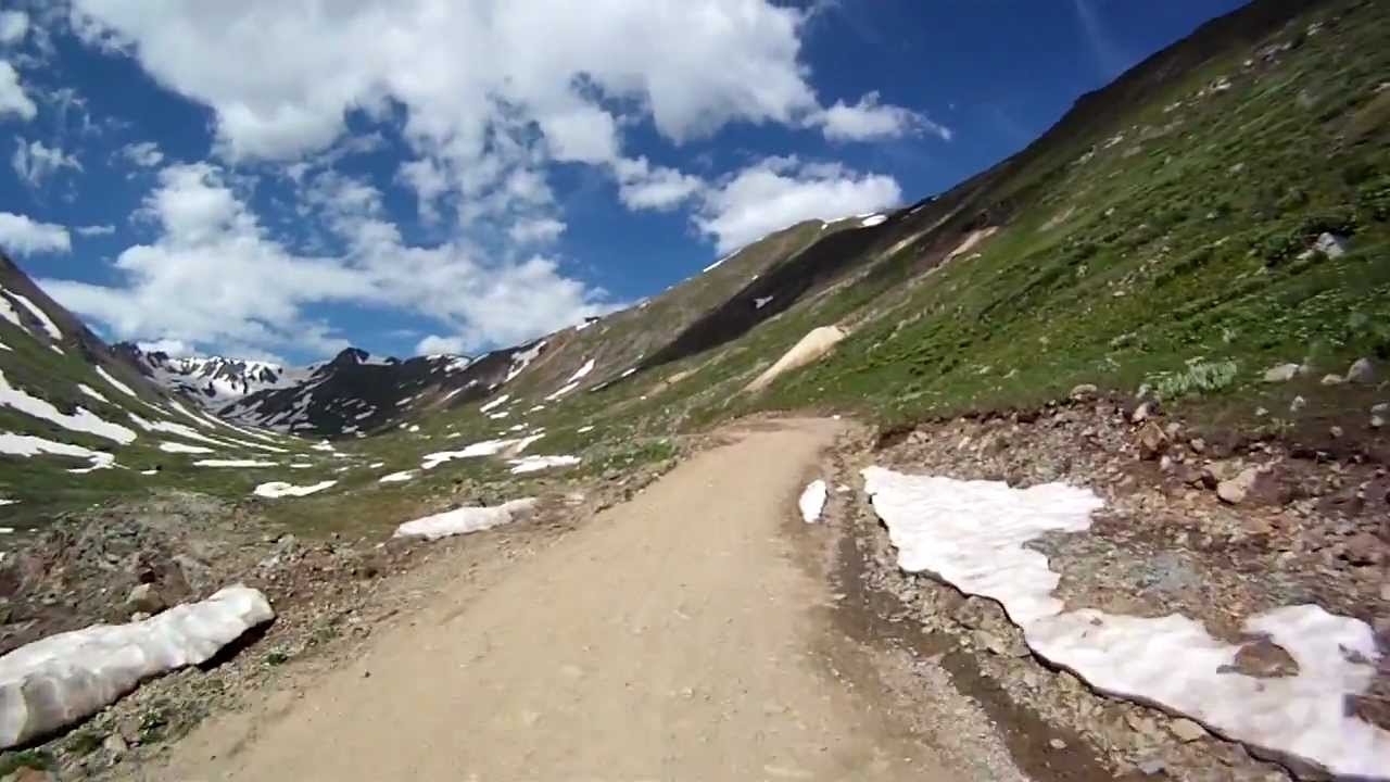Trans America Trail California Pass Ascent from Animas Forks - Yamaha XT660Z Tenere