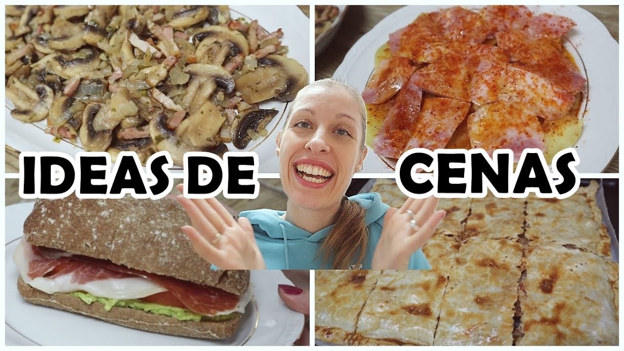 4 IDEAS DE CENAS RAPIDAS, SENCILLAS Y SALUDABLES | COCINA CONMIGO 👩🏼‍🍳