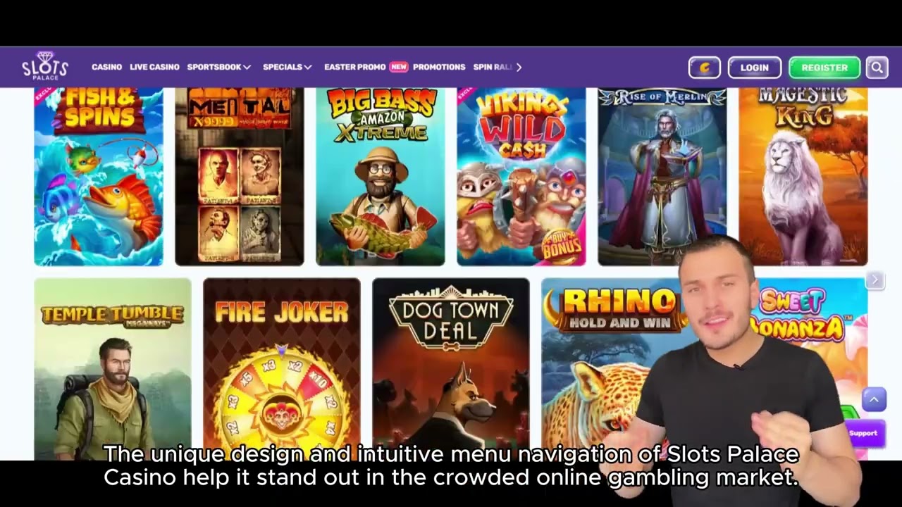 A Tour of Elegance: Slots Palace Design & Menu Navigation