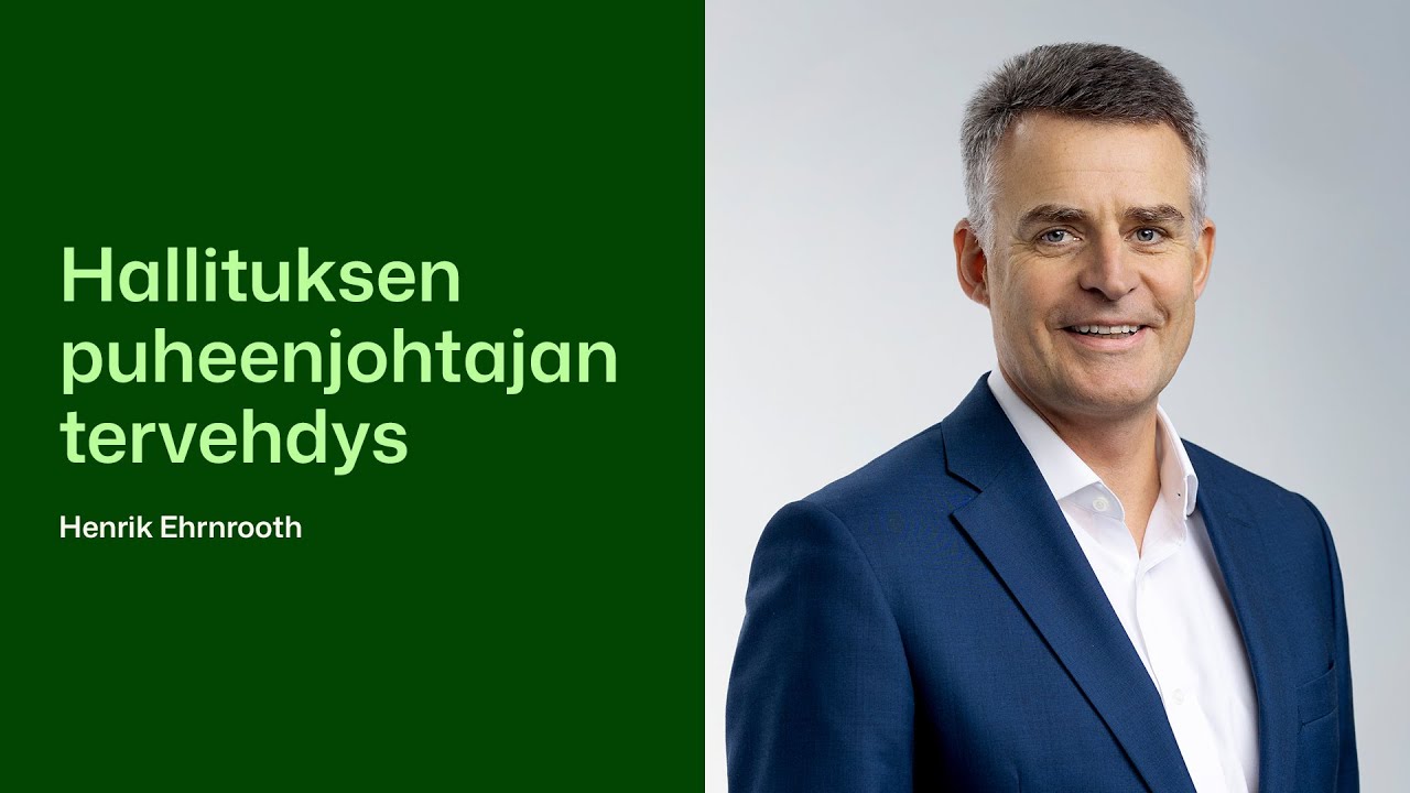 Board chairman's greetings, Henrik Ehrnrooth, Annual General Meeting 2025 (Subtitles in English)
