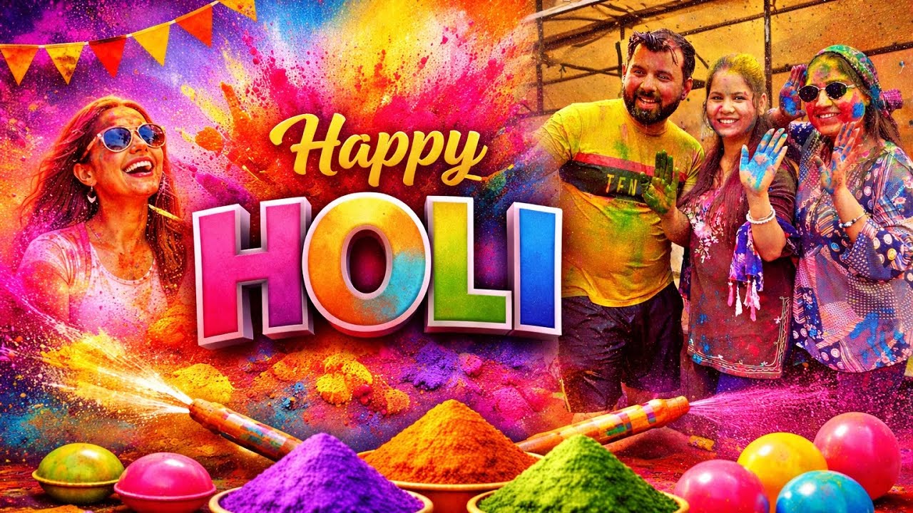 Holi vibes ✨ Rang Barse!