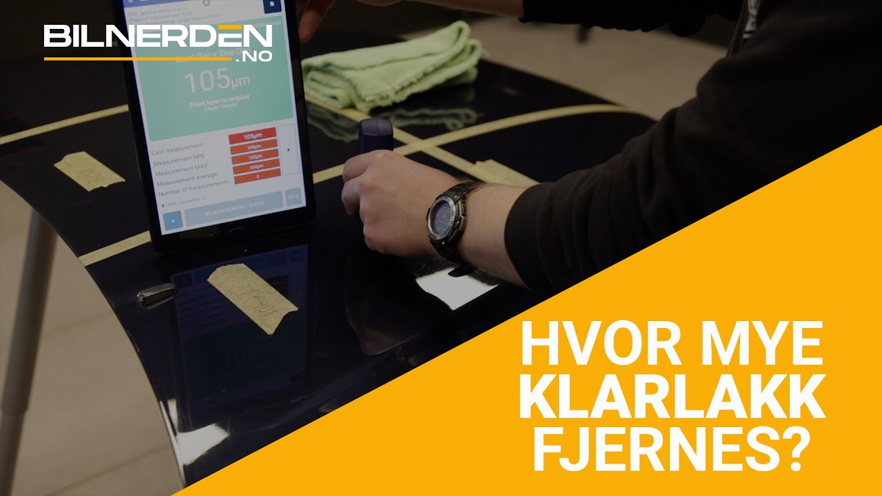 Hvor mye klarlakk fjernes? Vi tester alt fra Finpolering til Våtsliping!