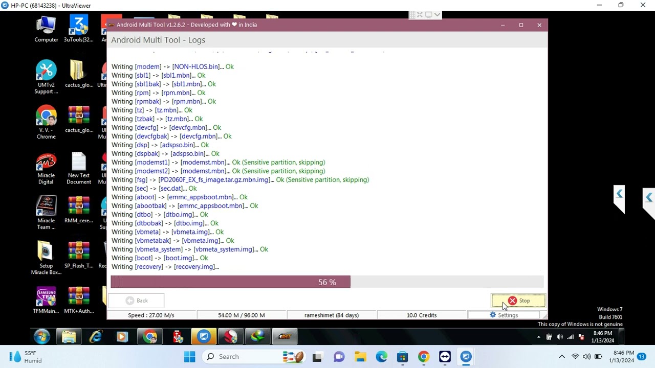 vivo y20 y12s flash file flashing android tool Quallcom CPU