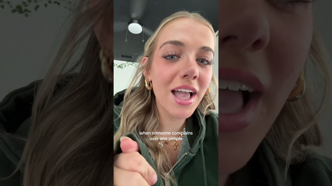oh girl #foryou #grwm #content #blonde #acne #relatable