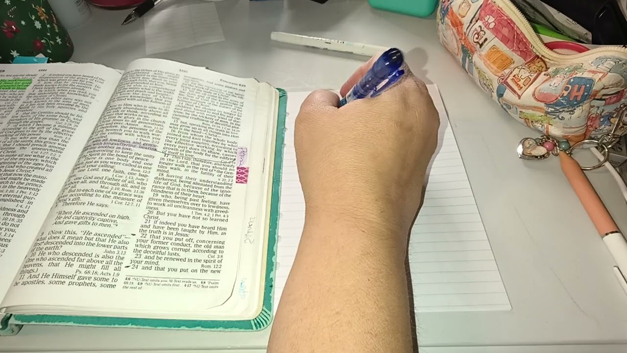 January 21, 2026 | Ephesians 4:22-24 & Isaiah 26:3 | Scripture Writing Plan | New Day, New Year