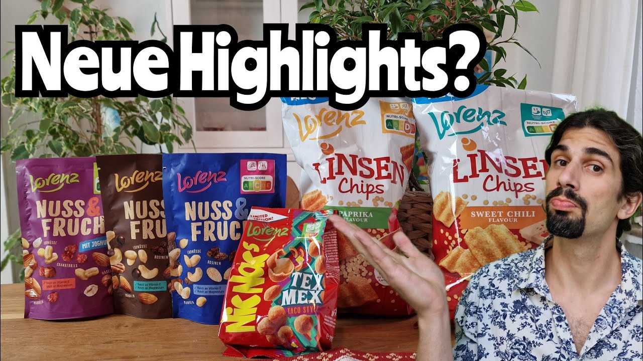 Neues aus der Lorenz Snack Welt: Linsen Chips, Nüsse und NicNacs Tex Mex