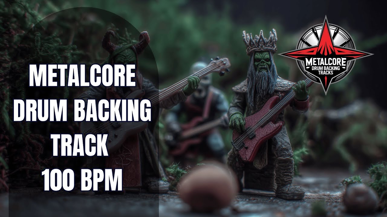 100 BPM Metalcore Drum Backing Track | Heavy Breakdown Rhythm