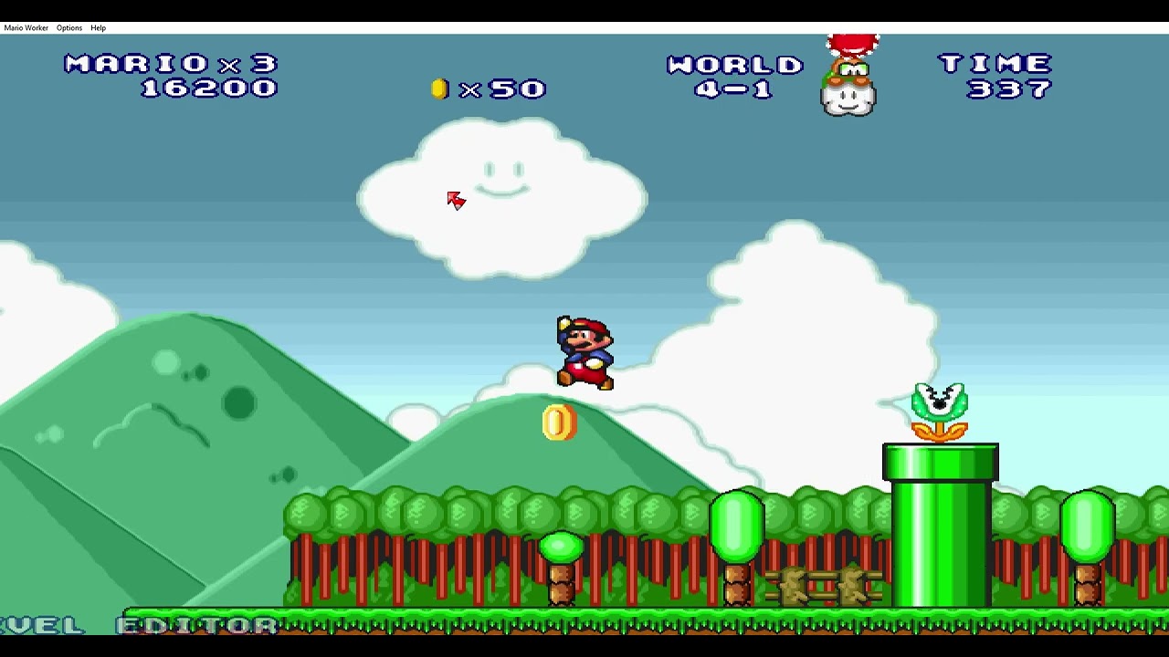 Mario Worker Remake Custom World 4-1