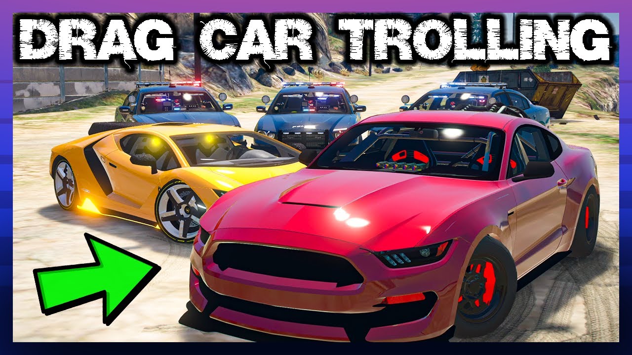 GTA 5 Roleplay - RedlineRP - DRAG CAR TROLLING COPS! #480