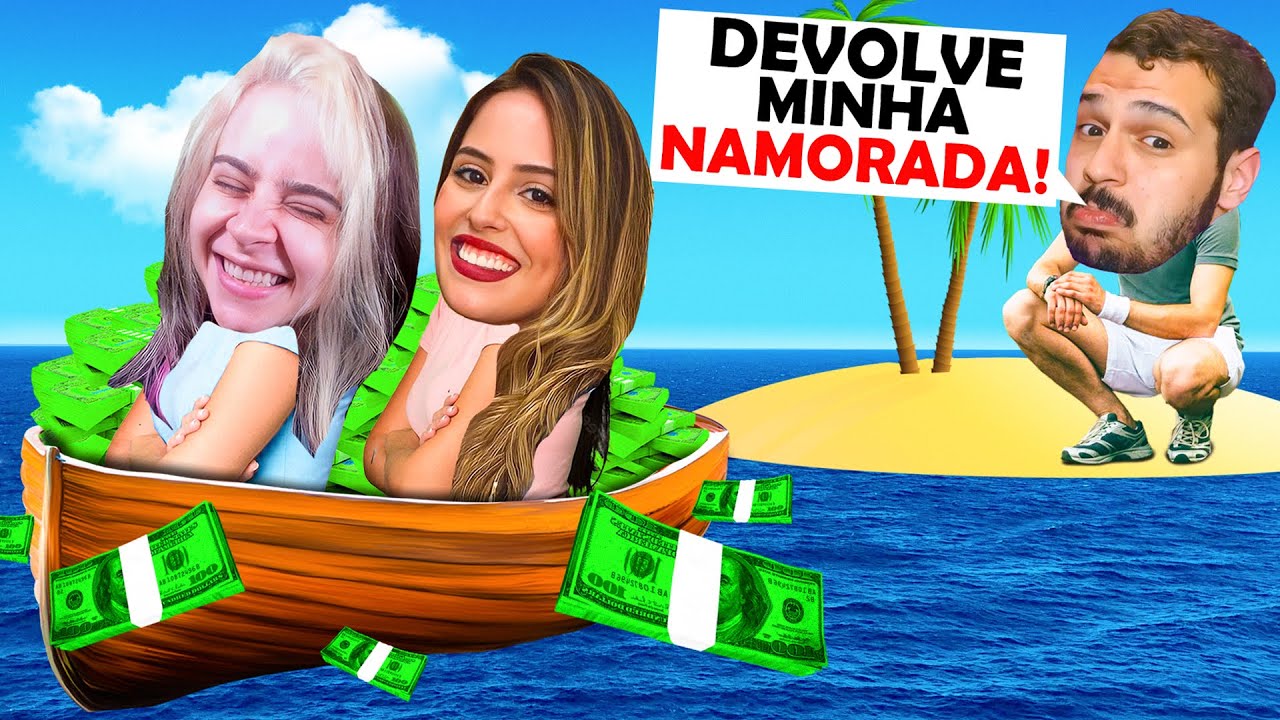 fugi com a namorada dele e Muito dinheiro...