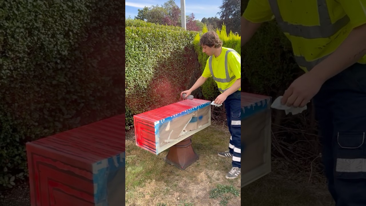 🔴⚪️🔵 Custom Vinyl Box Build! Music: Midnight FeverMusician: AI Music #diy #vinyl #music #custom