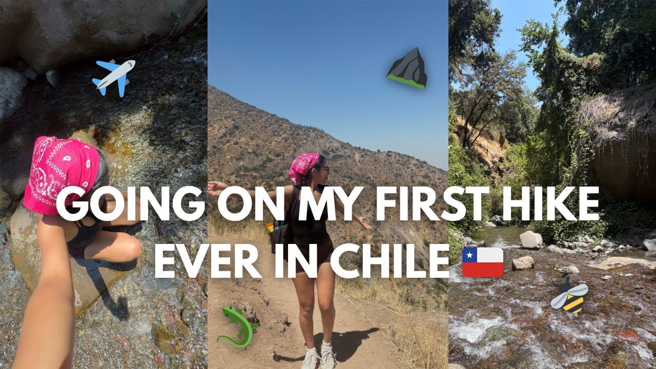 GOING ON MY FIRST HIKE EVERRRR IN CHILE ⛰️🦎🇨🇱🐝